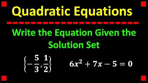 Start with a given solution