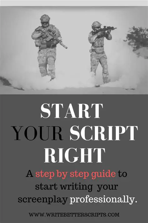 Start with a Strong Script