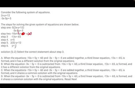 Steps to Obtain the System of Equations