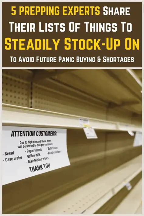 Stock up on essential supplies