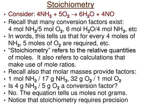 Stoichiometry and Conversion Factors