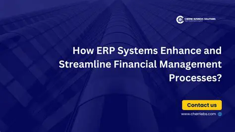 Streamline financial management