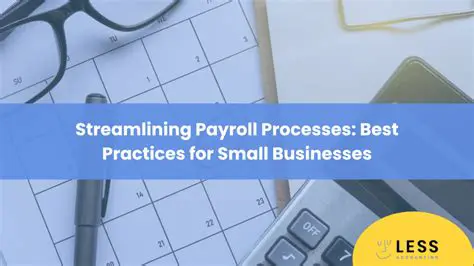 Streamlining payroll processes