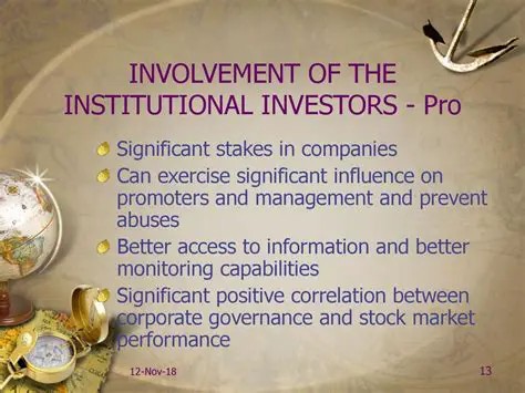 Strengthen the role of institutional investors