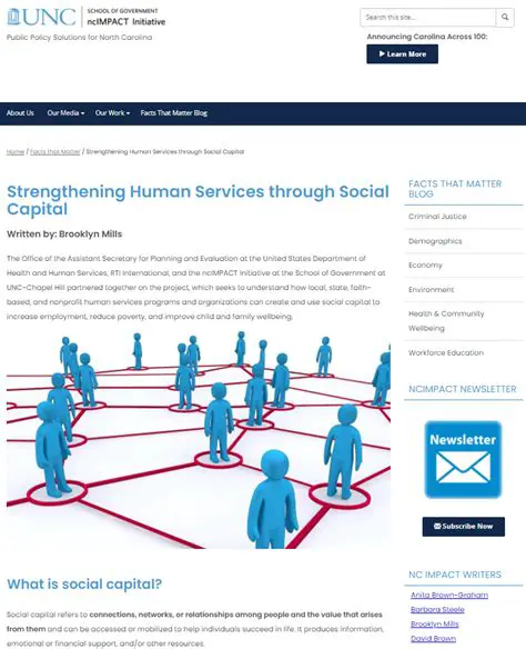 Strengthening Social Capital