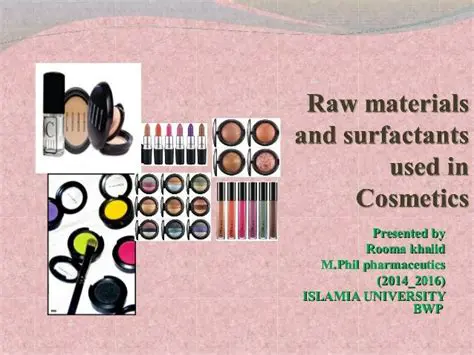 Strict supervision of materials used in cosmetics