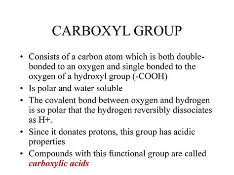 Structure and Properties of the Carboxyl Group