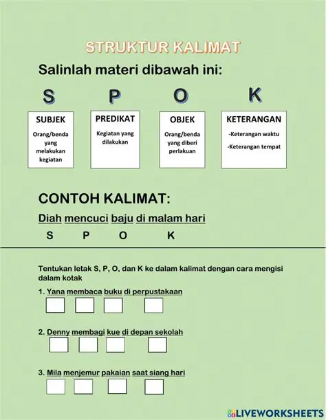 Struktur Kalimat Bahasa Tolaki