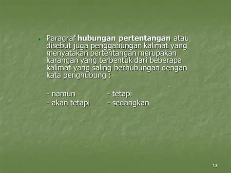 Struktur Kalimat Hubungan Pertentangan