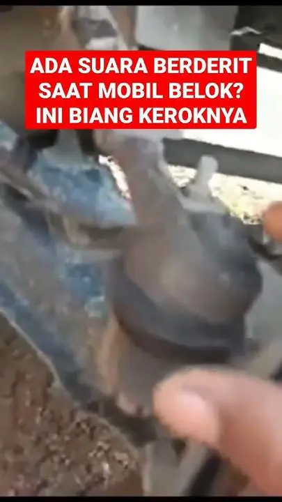 Suara mobil tambang berderit