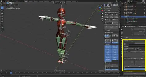 Sub Meshes and Armature in 3D Modeling