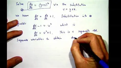 Substituting the Derivative