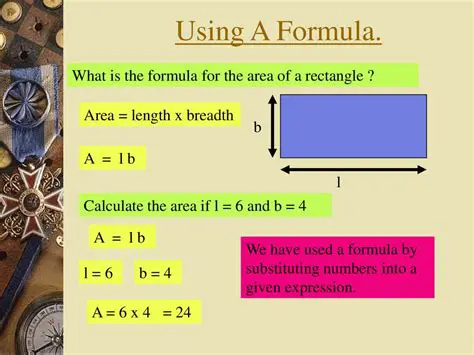 Substituting the Length in the Area Formula