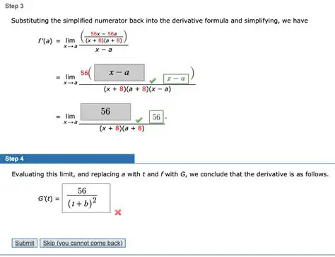 Substituting the Simplified Numerator