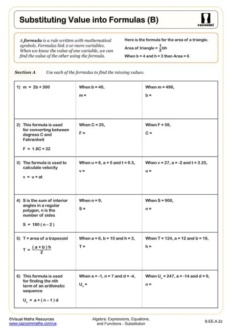 Substituting the Value of h