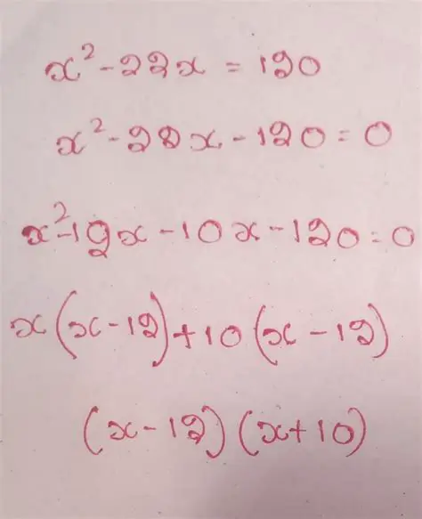 Subtracting 120 from Both Sides