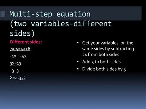 Subtracting 2x from Both Sides