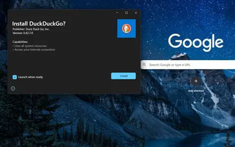 sudo apt install duckduckgo