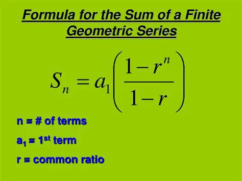 Sum of a Finite Geometric Series