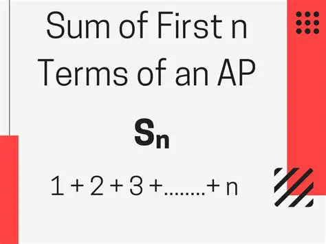 Sum of the First n Terms of an AP