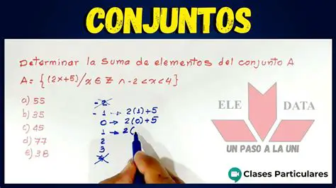 Suma de los elementos del conjunto A