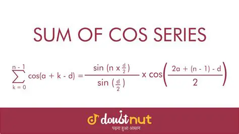 Summation of Cosine Series with Angles in Arithmetic Progression