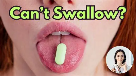 Supervision in swallowing drugs