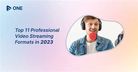 Support for all audio and video streaming formats