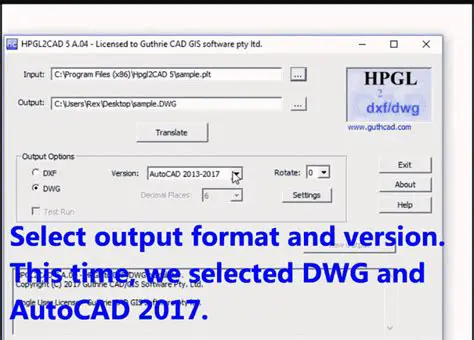 Support for AutoCAD and HPGL Files