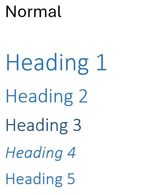 Support for Default Styles