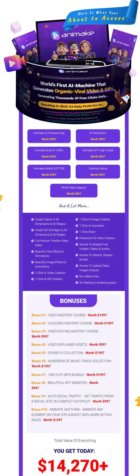 Support for multiple dimensions