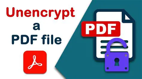 Support for Unencrypted and Encrypted PDF Files