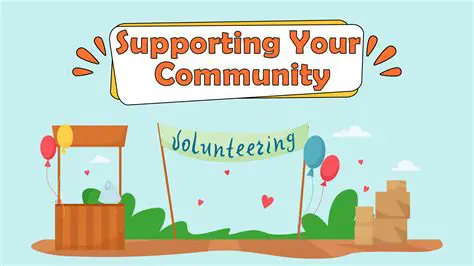 Supporting community initiatives