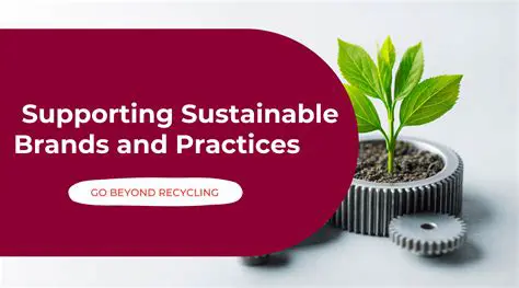 Supporting sustainable brands