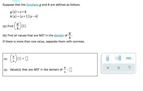 Suppose that the Functions g and h are Defined as Follows