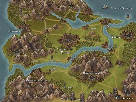 Surrounded by smaller hills