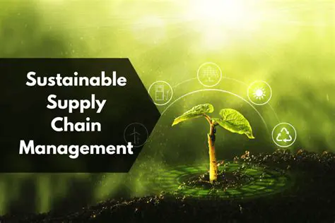 Sustainable Supply Chain Management