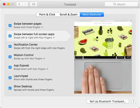 Switch between virtual screens