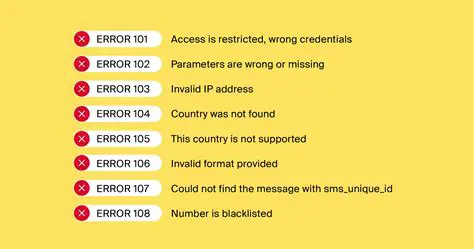 Symptoms and Error Message