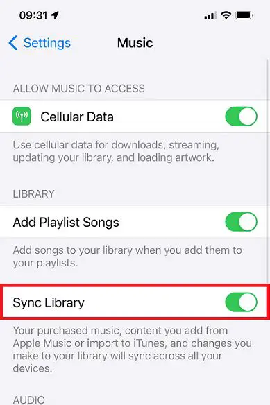 Syncing Your Music Library