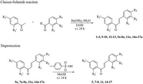 Synthesis of Calcon Compounds