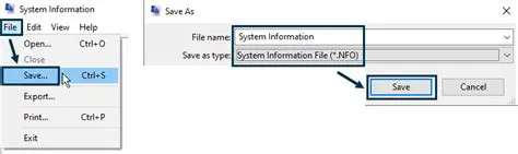 System Information and Event Log