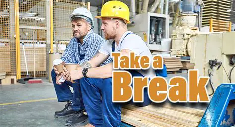 Take rest breaks in a cool place where PPE can be removed