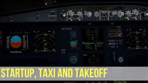 Taxi and takeoff procedures