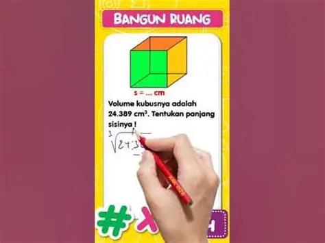 Tentukan panjang sisi kubus