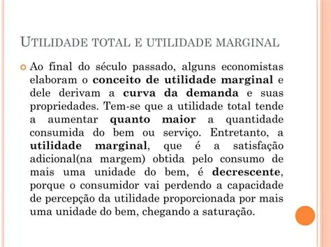 Teoria da Utilidade Marginal