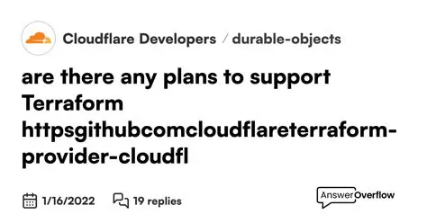 Terraform and Cloudflare Provider Version