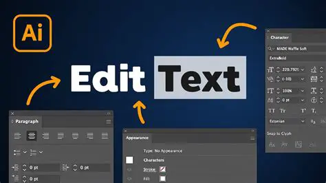 Text and text edit creation