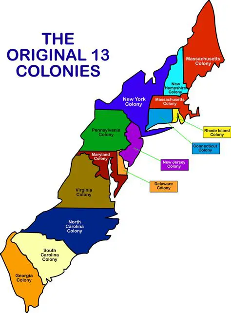 The 13 Original Proprietary Colonies