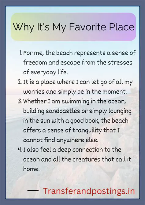 The Allure of Favorite Places